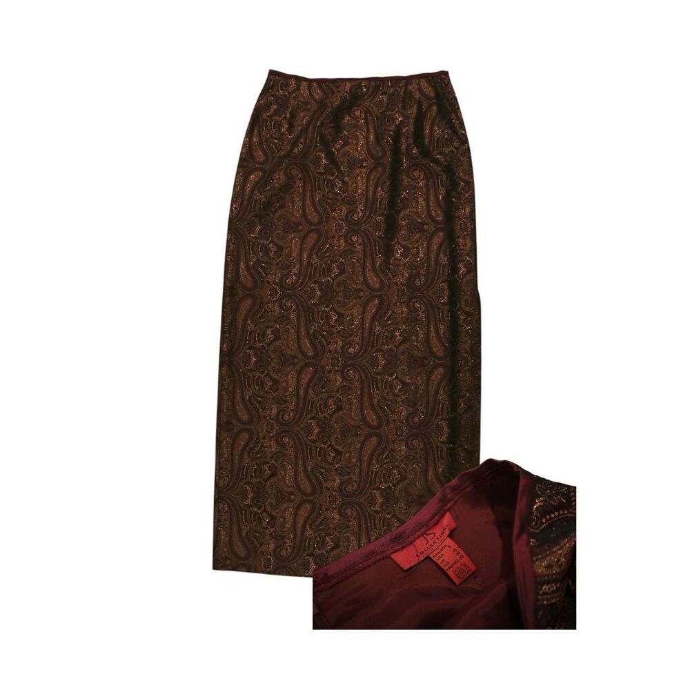 Whimsical maxi skirt Js collections size 8